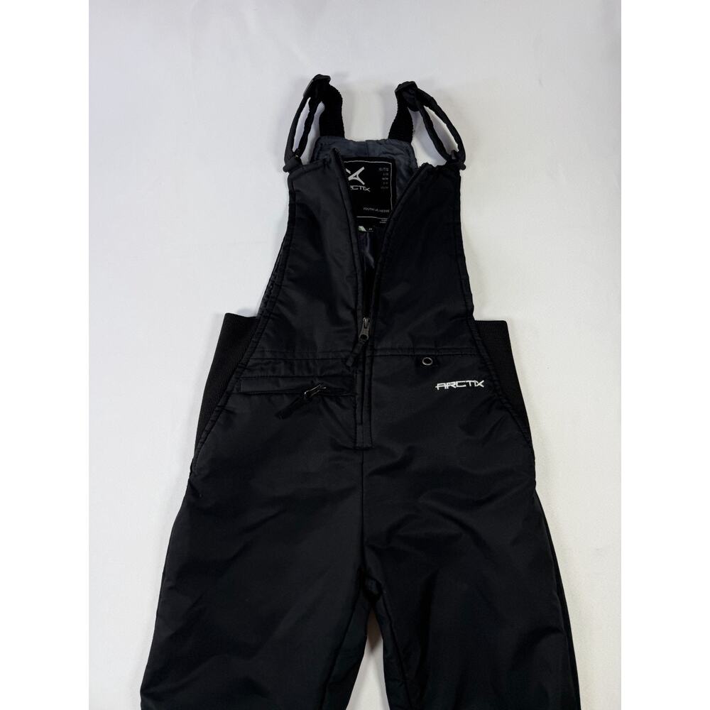 Arctix Insulated Snow Bibs Youth Kids Black Ski Overalll Winter Outdoor - Medium